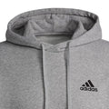 Mid Grey - Back - Adidas Unisex Adult Fleece Hoodie