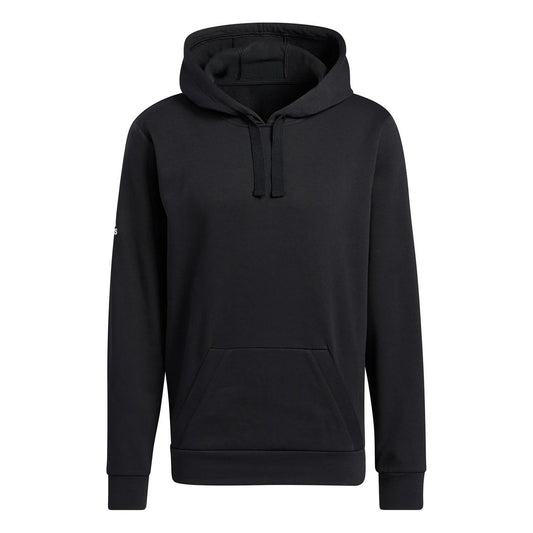 Black - Front - Adidas Unisex Adult Fleece Hoodie