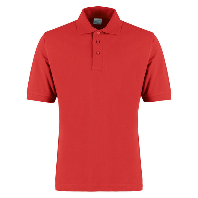 Tomato Red - Front - Kustom Kit Mens Classic Polo Shirt