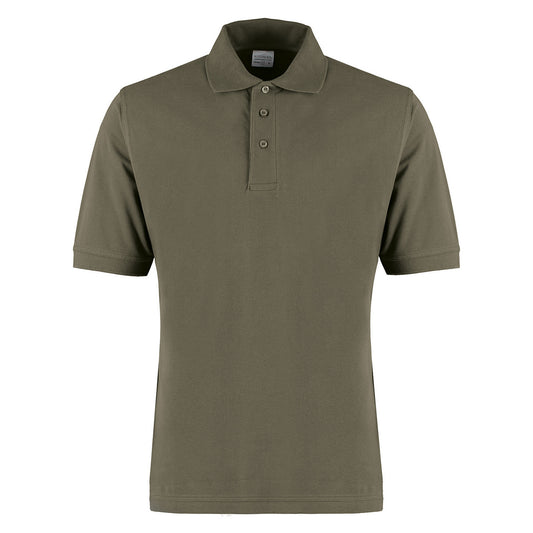 Camo Green - Front - Kustom Kit Mens Classic Polo Shirt