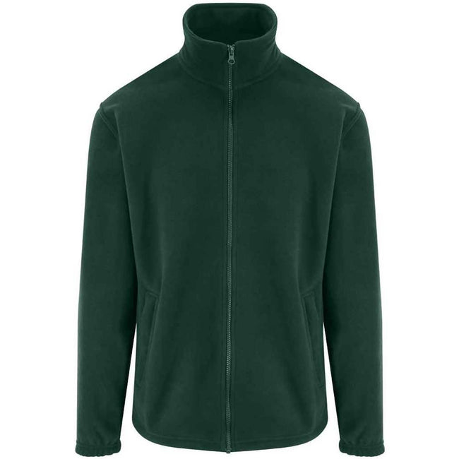 Bottle Green - Front - PRO RTX Mens Fleece Jacket