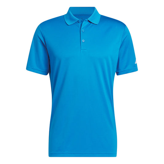 Bright Blue - Front - Adidas Mens Performance Polo Shirt