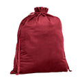 Ruby Red - Front - Bagbase Plain Velvet Gift Bag