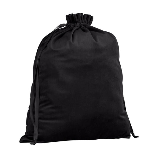 Black Onyx - Front - Bagbase Plain Velvet Gift Bag