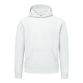 White - Front - Fruit of the Loom Unisex Adult Supercotton Hoodie