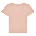 Soft Rose - Front - B&C Womens-Ladies Plain V Neck T-Shirt