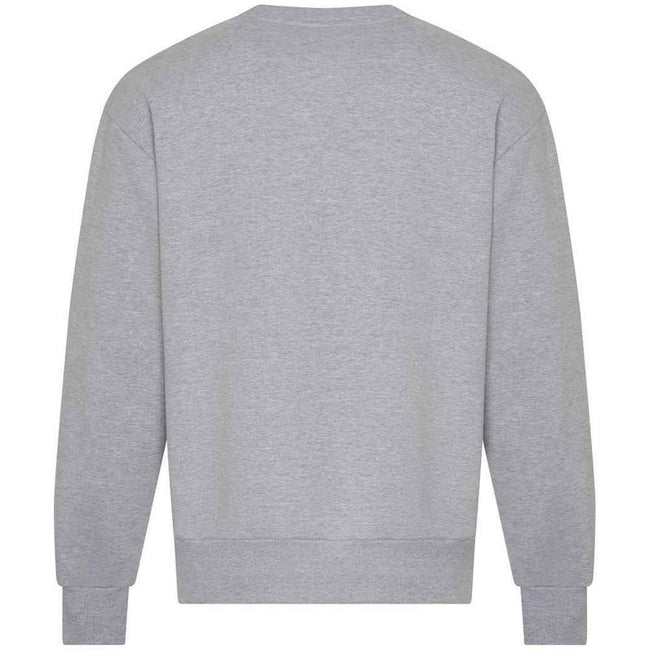 Heather Grey - Back - Awdis Unisex Adult Signature Heavyweight Sweatshirt