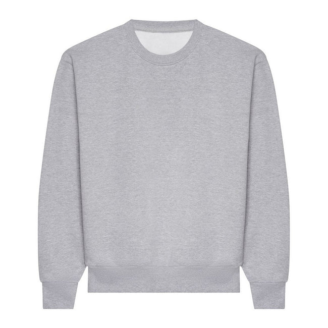 Heather Grey - Front - Awdis Unisex Adult Signature Heavyweight Sweatshirt