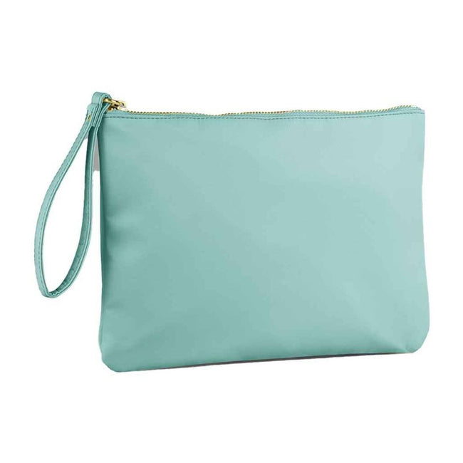 Mint Choc Chip - Front - Bagbase Sundae Wristlet Pouch