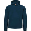 Mountain Blue - Front - Fruit of the Loom Mens Cotton Hoodie