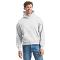 White - Side - Fruit of the Loom Mens Cotton Hoodie