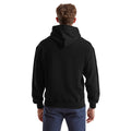 Black - Back - Fruit of the Loom Mens Cotton Hoodie