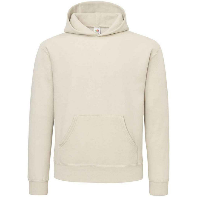 Desert Sand - Front - Fruit of the Loom Mens Cotton Hoodie