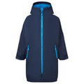 Navy-Sapphire - Front - TriDri Childrens-Kids Changing Robe