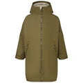 Olive-Natural - Front - TriDri Childrens-Kids Changing Robe