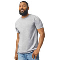 Sports Grey - Front - Gildan Unisex Adult Soft Style Ringspun Cotton T-Shirt