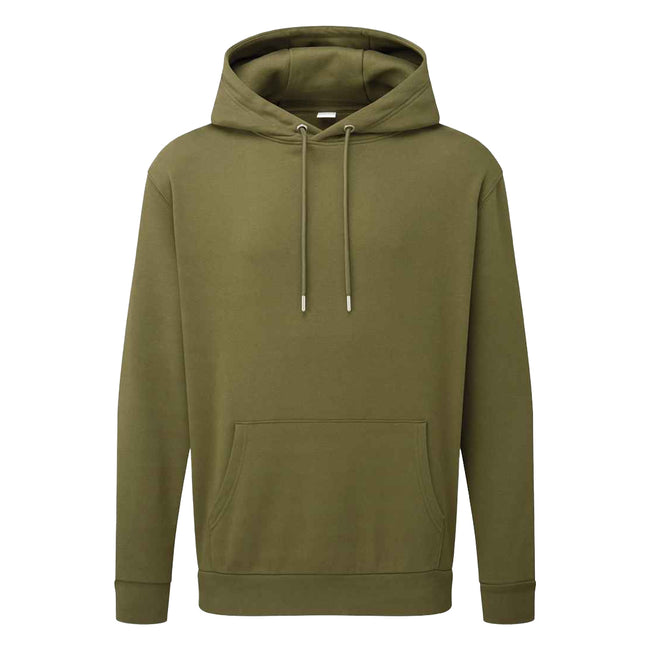 Khaki Green - Front - Anthem Unisex Adult Hoodie