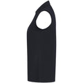 Navy - Side - Henbury Womens-Ladies CoolPlus Sleeveless Polo Shirt