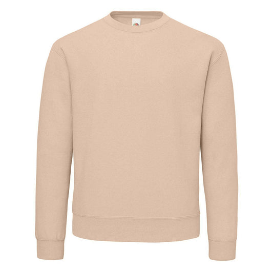 Desert Sand - Front - Fruit of the Loom Unisex Adult Supercotton Sweatshirt