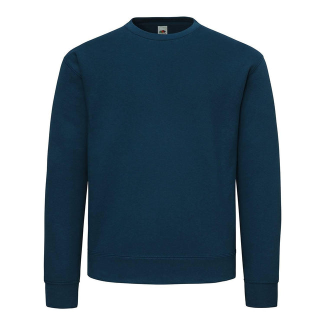 Mountain Blue - Front - Fruit of the Loom Unisex Adult Supercotton Sweatshirt