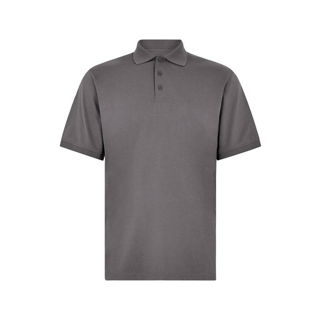 Charcoal - Front - Kustom Kit Unisex Adult Recycled Superwash 60C Regular Polo Shirt