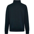 Navy - Back - Kustom Kit Unisex Adult Pique Quarter Zip Sweatshirt