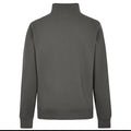 Dark Grey - Back - Kustom Kit Unisex Adult Pique Quarter Zip Sweatshirt