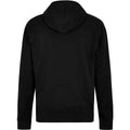 Black - Back - Kustom Kit Unisex Adult Pique Zip Pocket Regular Hoodie