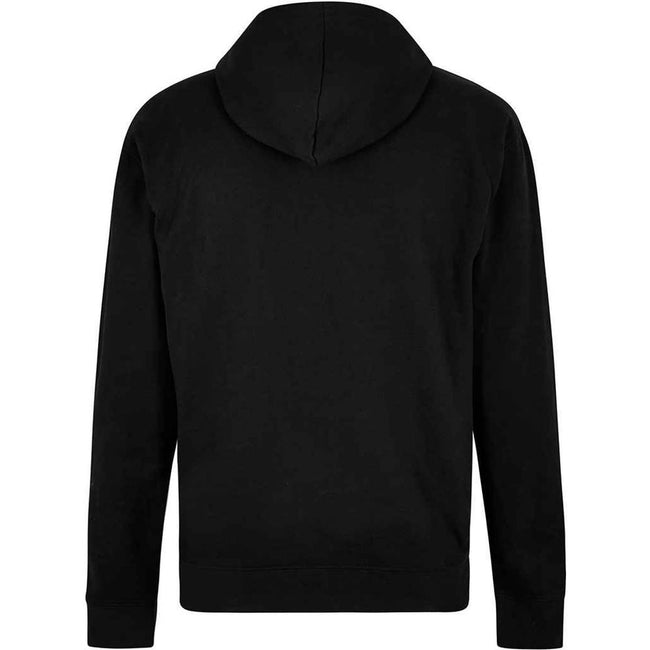 Black - Back - Kustom Kit Unisex Adult Pique Zip Pocket Regular Hoodie