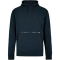 Navy - Front - Kustom Kit Unisex Adult Pique Zip Pocket Regular Hoodie