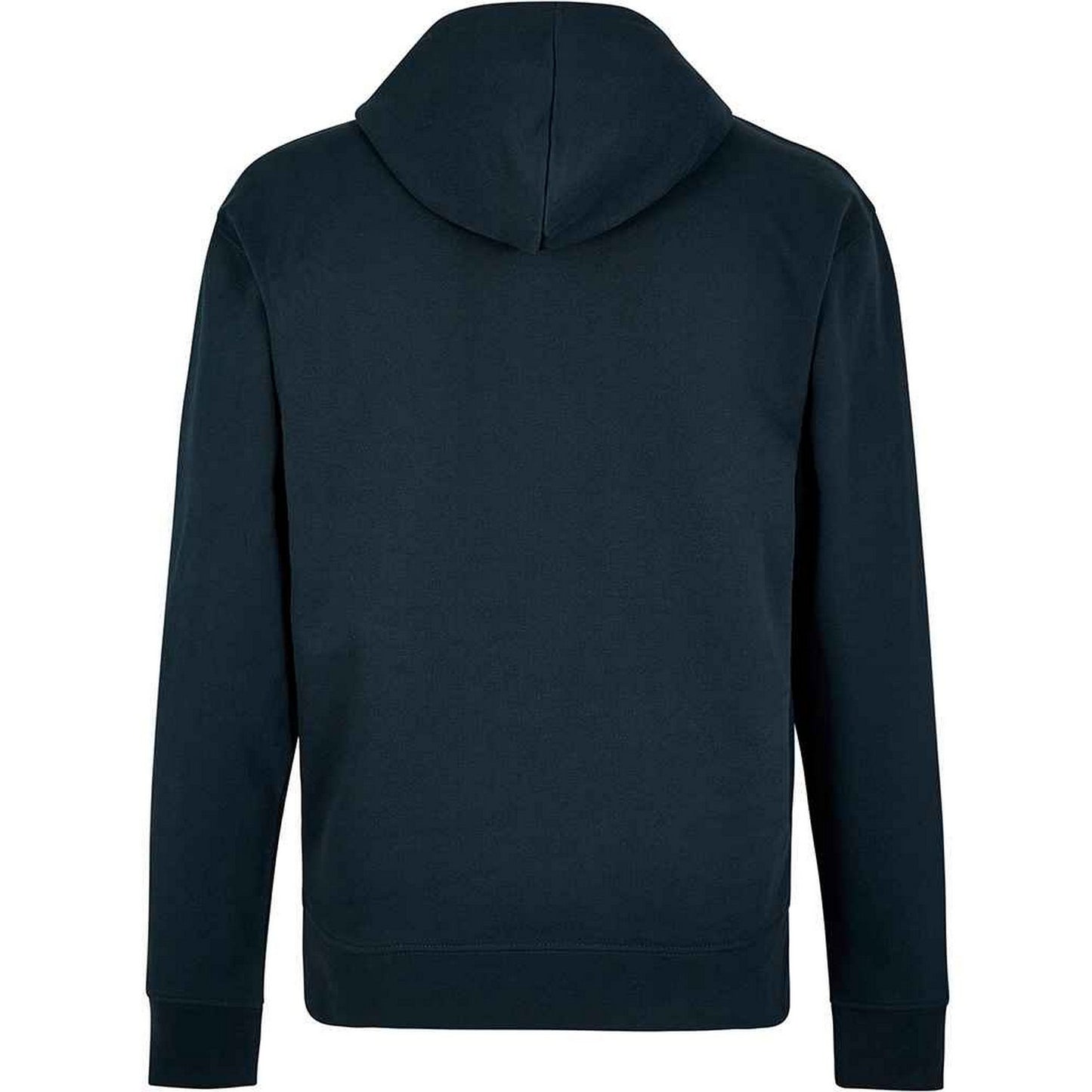 Navy - Back - Kustom Kit Unisex Adult Pique Zip Pocket Regular Hoodie