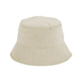 Stone - Front - Beechfield EarthAware Cord Organic Bucket Hat