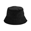 Black - Front - Beechfield EarthAware Cord Organic Bucket Hat