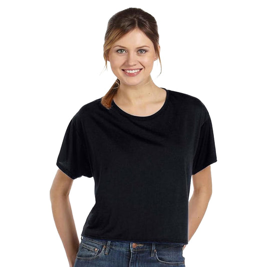 Black - Front - Bella + Canvas Unisex Adult Heavy Boxy T-Shirt