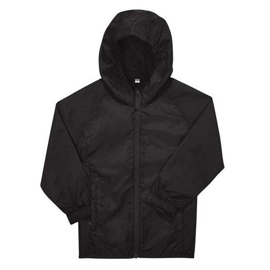 Black - Front - B&C Childrens-Kids #Reset Windbreaker