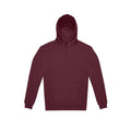 Burgundy - Front - B&C Unisex Adult ID.223 Hoodie