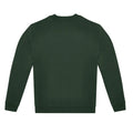 Forest Green - Back - B&C Unisex Adult ID.222 Crew Neck Sweatshirt