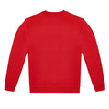 Red - Back - B&C Unisex Adult ID.222 Crew Neck Sweatshirt
