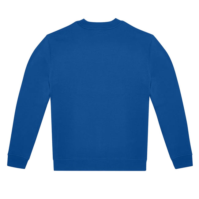 Royal Blue - Back - B&C Unisex Adult ID.222 Crew Neck Sweatshirt