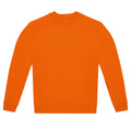 Orange - Front - B&C Unisex Adult ID.222 Crew Neck Sweatshirt