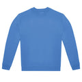 Lake Blue - Front - B&C Unisex Adult ID.222 Crew Neck Sweatshirt