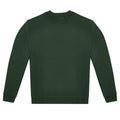 Forest Green - Front - B&C Unisex Adult ID.222 Crew Neck Sweatshirt