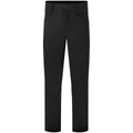 Black - Front - Premier Unisex Adult Adapt Stretchchecker Trousers