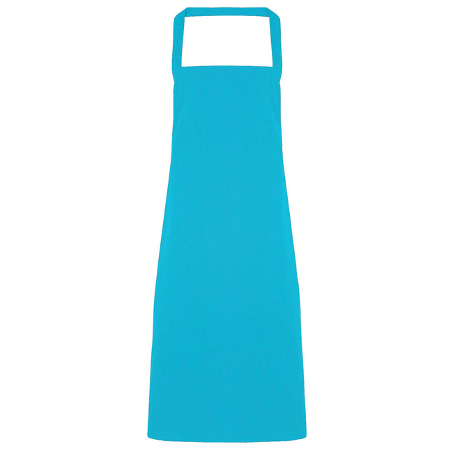 Turquoise - Front - Premier Ladies-Womens Slim Apron (no Pocket) - Workwear