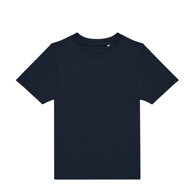 Navy - Front - B&C Childrens-Kids #E190 T-Shirt