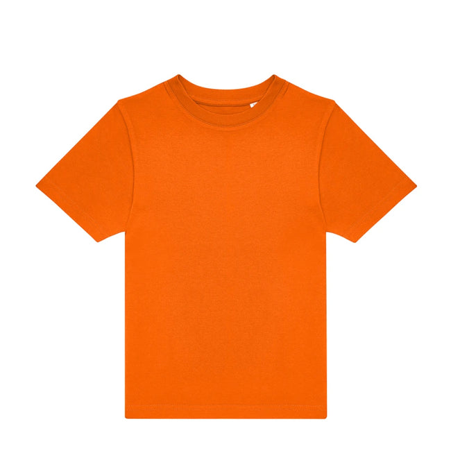 Orange - Front - B&C Childrens-Kids #E190 T-Shirt