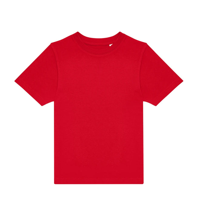 Red - Front - B&C Childrens-Kids #E190 T-Shirt