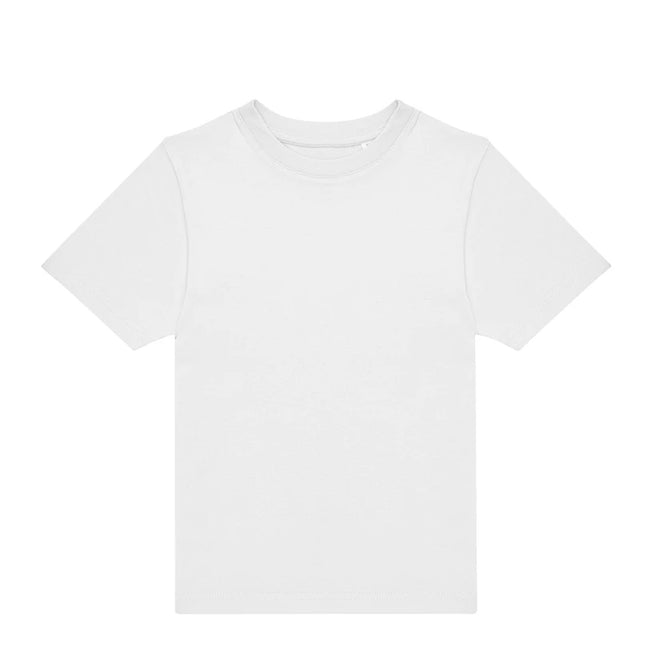 White - Front - B&C Childrens-Kids #E190 T-Shirt