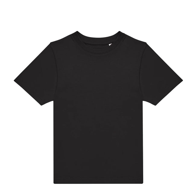 Black - Front - B&C Childrens-Kids #E190 T-Shirt