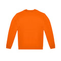 Orange - Back - B&C Unisex Adult ID.332 Crew Neck Sweatshirt